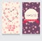 Starry cards for valentine\'s day