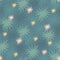 Starry floral abstract flash flare seamless pattern