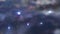 Starry night flares on blue lilac  dark sky universe Astronomy Celestial