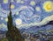 ` The Starry Night ` painted by Vincent Van Gogh