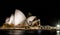 Starry night shot of Sydney Opera House taken on 2 October 2013
