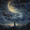 Starry Serenade: Cosmic Visions of Celestial Wonders. Generative AI