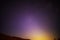 Starry sky at night in the Tyrolean Alps. Moonrise