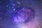 Starry universe  sky cosmic nebula  light flares skyscape template  background