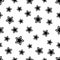 Stars chaos seamless pattern background. Design element for textile print