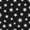 Stars chaos seamless pattern background. Design element for textile print