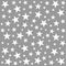 Stars on light grey  background. Background with white stars. Night star sky