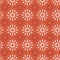 Stars made of forks seamless vector ornamental pattern in orange color