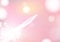 Stars motion, light scatter abstract background, pink comets celebration pastel luxury Bokeh vector illustration