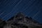 Stars over the Eiger Mountain