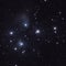 Stars in the Pleiades (M45)