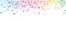 Stars scatter glitter confetti brush Multicolor spectrum rainbow