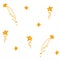 Stars seamless pattern. Shooting Star. Hand Drawn Simple Starry Sky Print for fabric, textile, apparel, wrapping paper. Kids