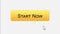 Start now web interface button clicked with mouse cursor, different colors
