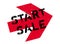 Start Sale rubber stamp