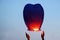 Start in the sky paper fire lantern