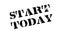 Start Today rubber stamp