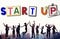 Start Up Business Growth Launch Aspiration Concept