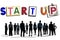 Start Up Business Growth Launch Aspiration Concept