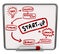 Start Up Company Diagram Advice Steps Instructions