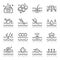 Start up icon illustration vector set. Contains such icon as Business, launch, startup, planning, strategy goal, target and more.