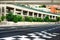 Starting grid asphalt Monaco Grand Prix circuit