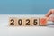 Starting new year 2025. Inspiration to success ideas and goals. Beginning and start of new year 2025. new year, life, business,