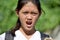 Startled Filipina Student Teenager School Girl