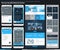 Startup Bundle Material Series. Mobile App UI and Landing Page