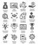 Startup business and development icons