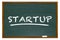 Startup Company New Business Chalk Board Word