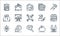 Startup line icons. linear set. quality vector line set such as customers, optimization, start up, piggy bank, manager, money bag