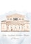 State Academic Bolshoi Theater of Russia, watercolor premade card