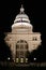 State Capitol Building at Night in Downtown Austin, Texas