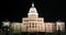 State Capitol Building at Night in Downtown Austin, Texas