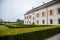 State Chateau Kratochvile, Renaissance residence in watercolor style surrounded by a park and water moat located in South Bohemia