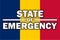 State of Emergency on Chad Flag