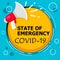 State of emergency COVID-19