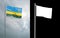 State flag of the Republic of Rwanda with alpha channel