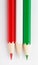 State flags made of colorful wooden pencils Cote D`ivoire