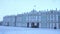 The State Hermitage Museum in winter.