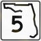 State Highway Shield Florida