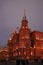 The State Historical Museum between Red Square and Manege Square in Moscow