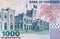 State House in Dar es Salaam on 1000 Tanzanian shilling closeup