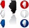 State of Illinois Icons