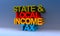 State local income tax on blue