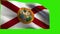 State of The United States of America, USA state, Flag of Florida, FL, Tallahassee, Jacksonville, March 3, 1845 - LOOP