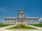 State of Utah Capitol hill complex in Salt Lake City, historic exterior rotunda dome interior, house, senate and soupreme court