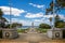 State War memorial, Flame of Remembrance and Pool of Reflection in Kings Park, Perth, Australia