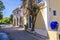 Stately street in the village of assos kefalonia